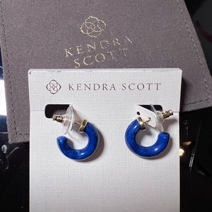 ***SOLD*** Kendra Scott blue Huggies